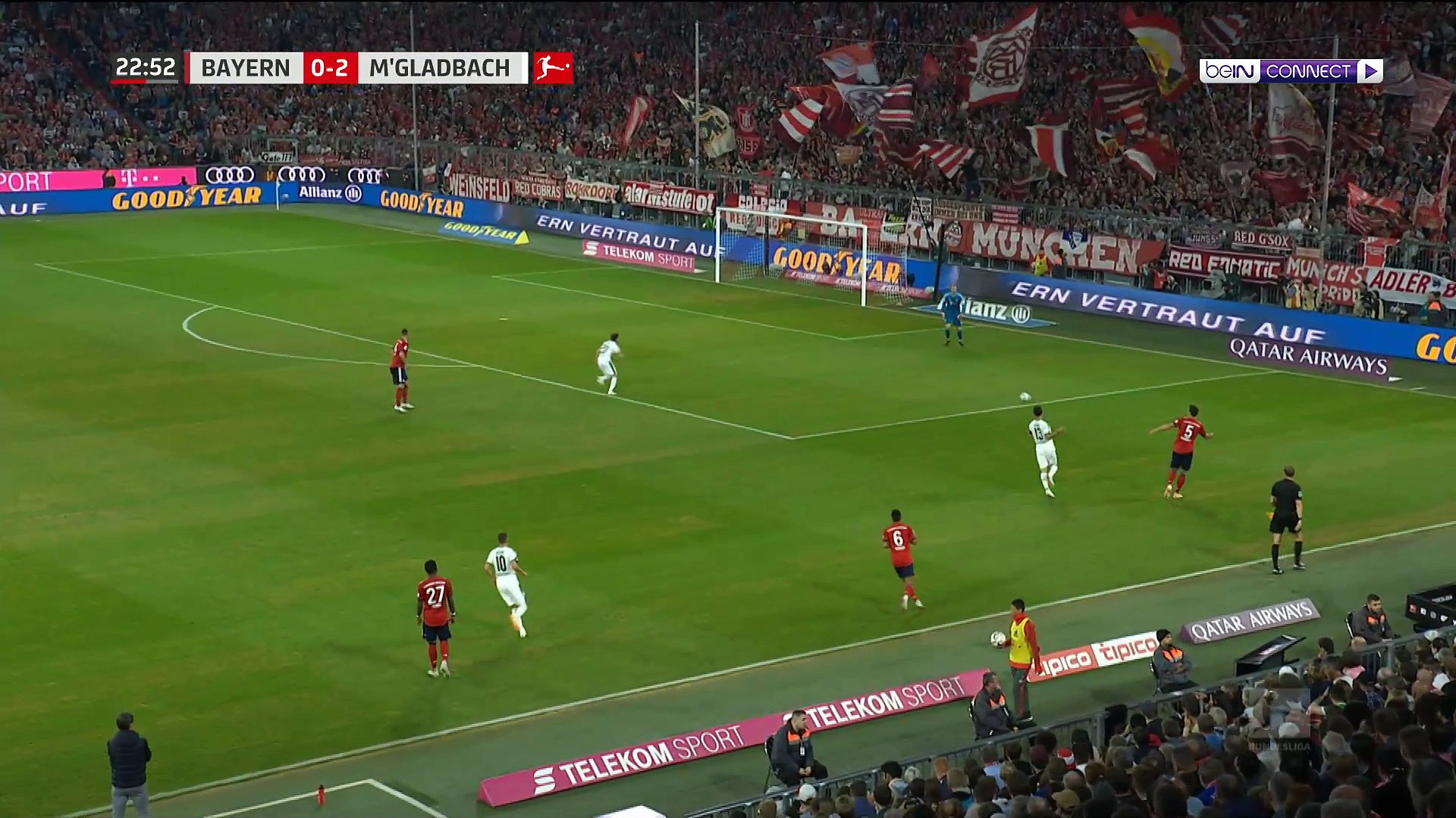 Bayern 0 Gladbach 3