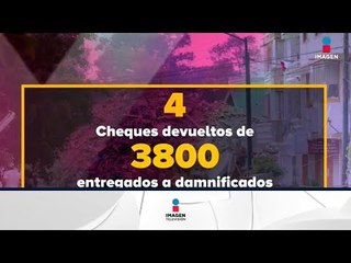 Sólo han devuelto 4 de los 3800 de los falsos damnificados | Noticias con Yuriria Sierra