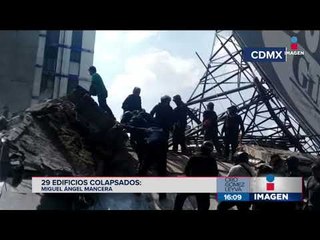 Número de personas heridas y fallecidas en la CDMX | 19 de septiembre 2017