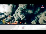 Drone capta impresionante incendio en California | Noticias con Francisco Zea