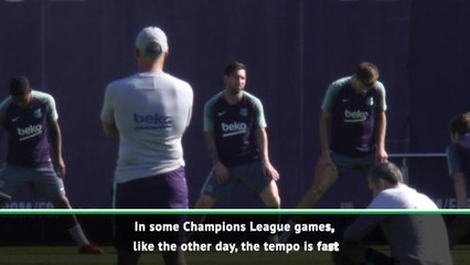 Messi raises his level even higher in big games - Valverde