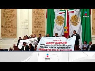 Otro enfrentamiento entre diputados de Morena y del PRD en la Asamblea Legislativa