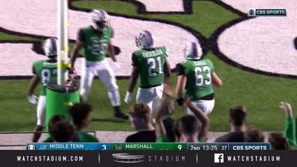 Middle Tennessee vs. Marshall Football Highlights (2018)