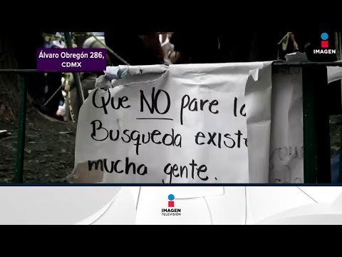Continúan sin información familiares de Álvaro Obregón 286 | Noticias con Yuriria Sierra