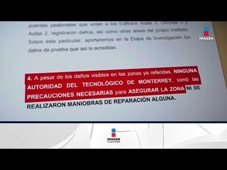 Presentan primera denuncia al Tec por colapso del 19S | Noticias con Francisco Zea