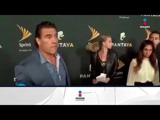 Eduardo Yáñez enfurencio en una alfombra roja y golpeó a reportero | Qué Importa