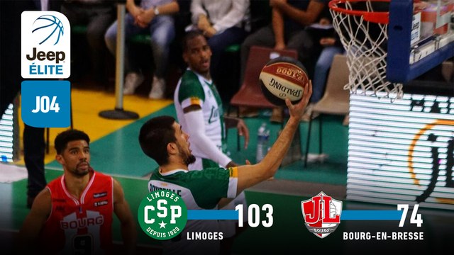 Jeep® ÉLITE : Limoges vs Bourg-en-Bresse (J4)