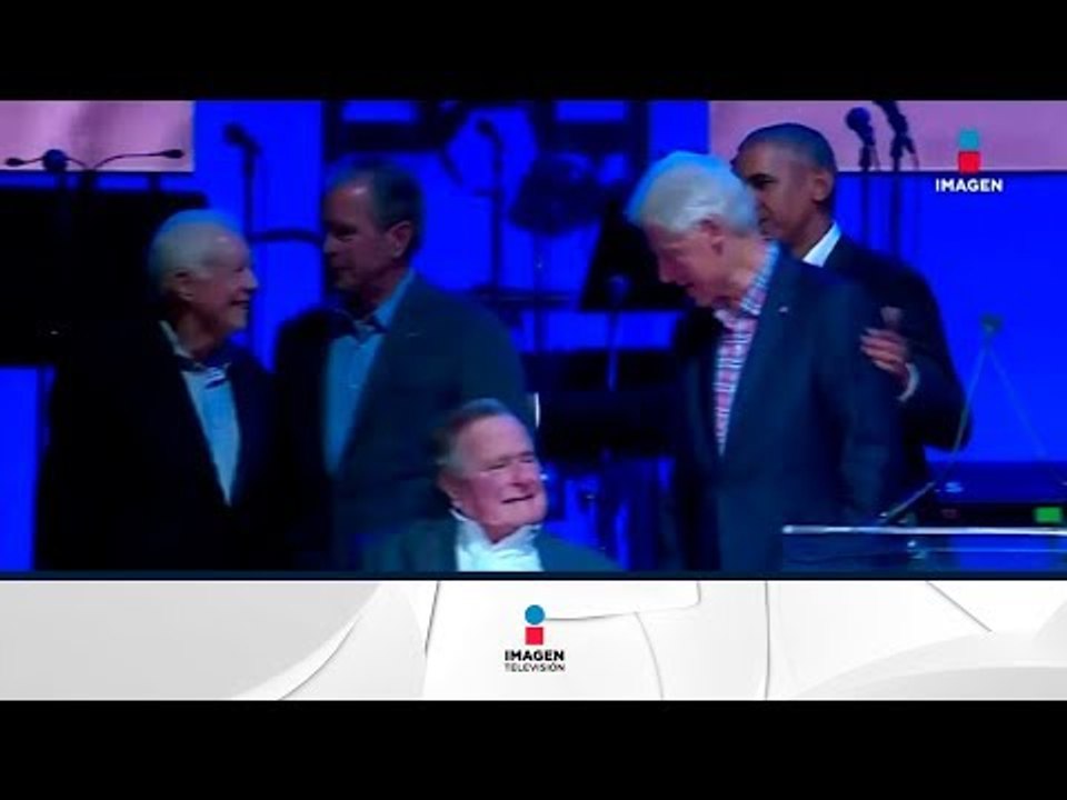 Concierto organizado por ex presidentes de Estados Unidos, y Trump no fue