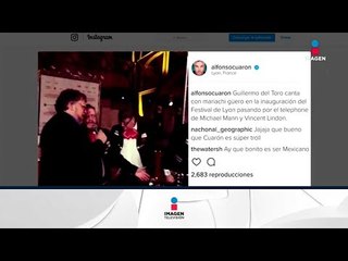 Guillermo del Toro cantó con Mariachi | Noticias con Ciro Gómez Leyva