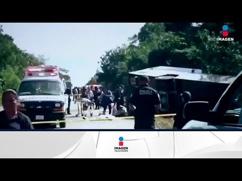 Mueren turistas extranjeros en choque de camión en Quintana Roo | Noticias con Francisco Zea