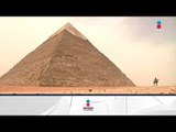 Descubren nueva cámara secreta en Gran Pirámide de Keops | Noticias con Yuriria Sierra