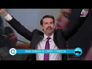 Una mujer con 'body paint' se paseó por un centro comercial | Qué Importa