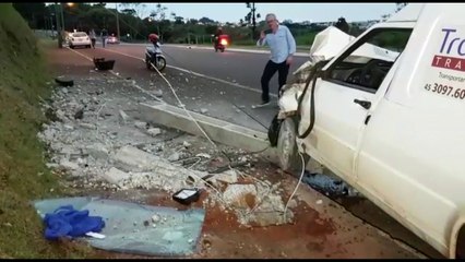 Capotamento é registrado em Cascavel