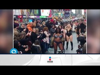 Mujeres comunes salen en ropa interior a desfilar en público | Qué Importa