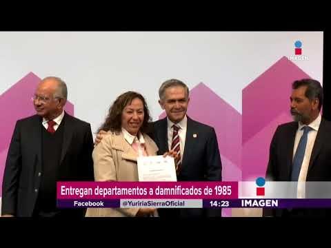 Por fin entregan departamentos a damnificados del sismo... ¡de 1985! | Noticias con Yuri