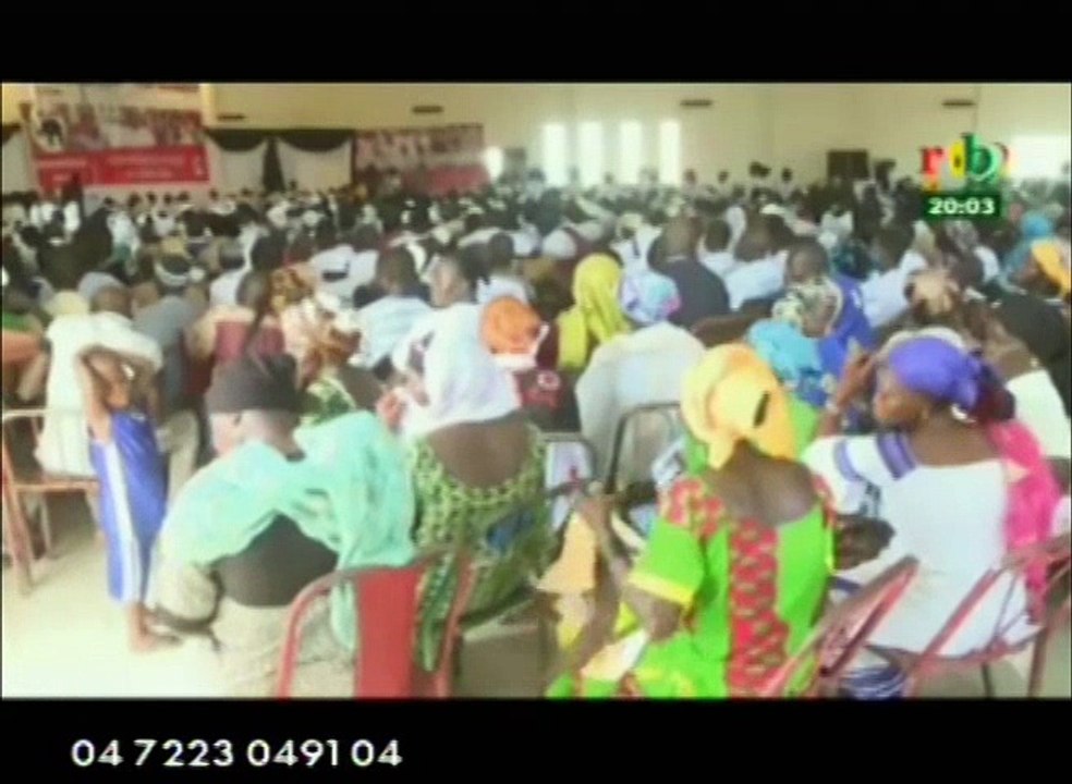 RTB/Rentrée Politique du parti politique l’ ADF-RDA