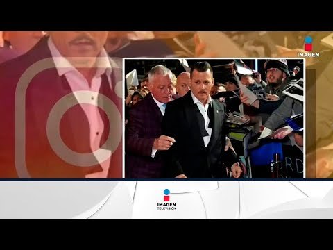 Johnny Depp llegó enfiestado a la alfombra roja | Noticias con Francisco Zea