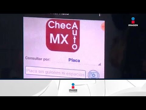 Presentan ChecAuto MX, app para detectar vehículos robados | Noticias con Francisco Zea