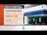 Bancos suspenden servicio el 1 de enero | Noticias Francisco Zea