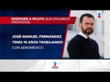 Aeroméxico despidió a piloto que encabezó el paro | Noticias con Ciro Gómez Leyva