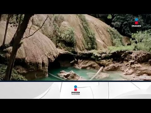 Así lucen hoy las Cascadas de Agua Azul en Chiapas | Noticias con Ciro