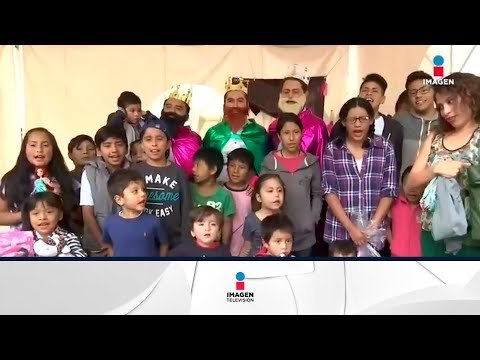 Los Reyes Magos llegaron al Multifamiliar de Tlalpan | Noticias con Yuriria Sierr