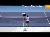 Jugador de tenis le muestra las nalgas al otro en pleno partido para distraerlo | Qué Importa