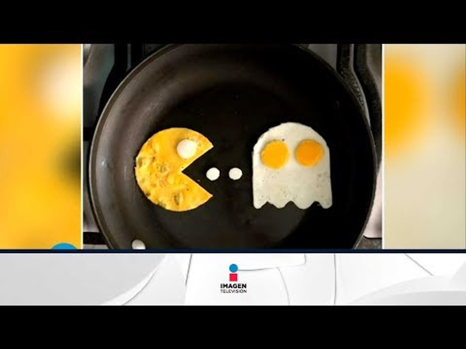 Artista mexicano hace arte con puros huevos, muchos huevos | Qué Importa