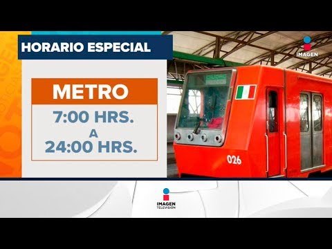 Hoy el Metro y Metrobus tienen horario especial, toma precauciones | Noticias con Francisco Zea