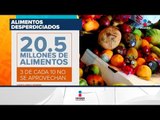 México despercidia 20.5 millones de toneladas de alimento | Noticias con Francisco Zea