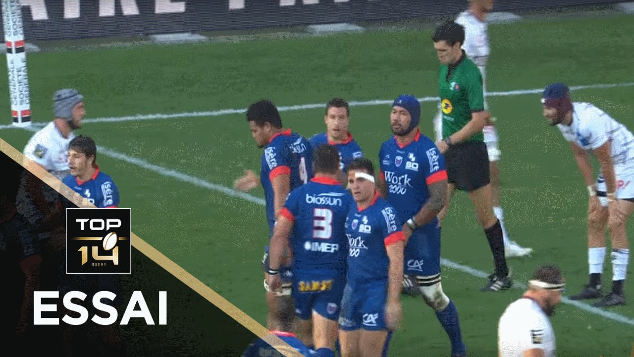 TOP 14 - Essai Adrien LATORRE (FCG) - Grenoble - Bordeaux-Bègles - J7 - Saison 2018/2019