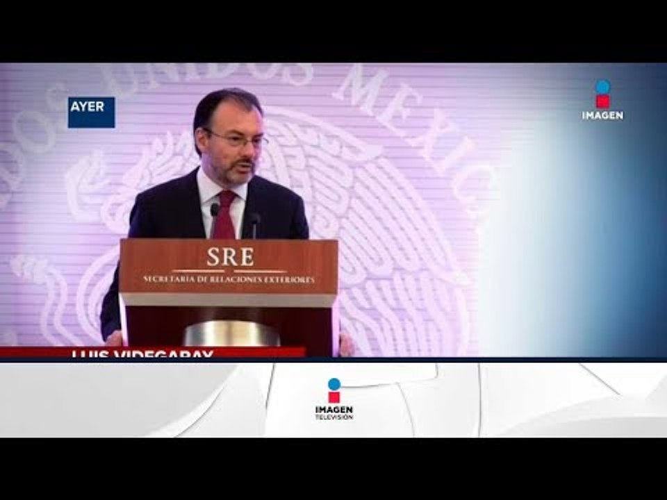 Luis Videgaray aclaró que también lo hizo con otros dos secretarios | Noticias con Ciro Gómez