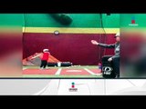 Impresionante batazo de un bebé beisbolista | Noticias con Francisco Zea