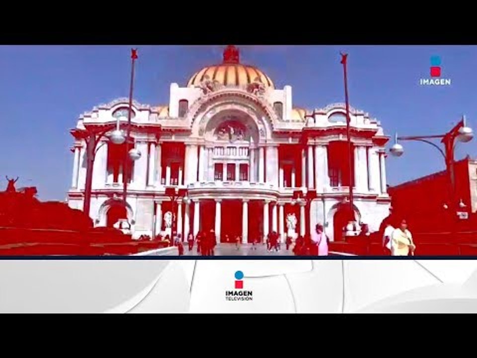 Palacio de Bellas Artes se tiñe de 'Rojo Mexicano' | Noticias con Yuriria Sierra