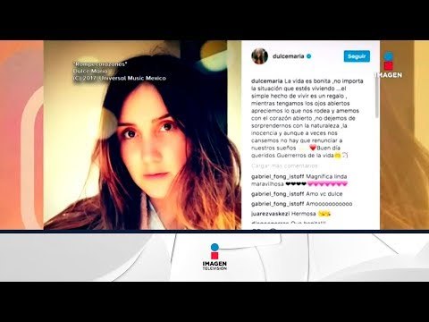 Dulce María sube foto sin maquillaje | Noticias con Francisco Zea