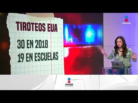 Los tiroteos en Estados Unidos durante éste 2018 | Noticias con Yuriria Sierra