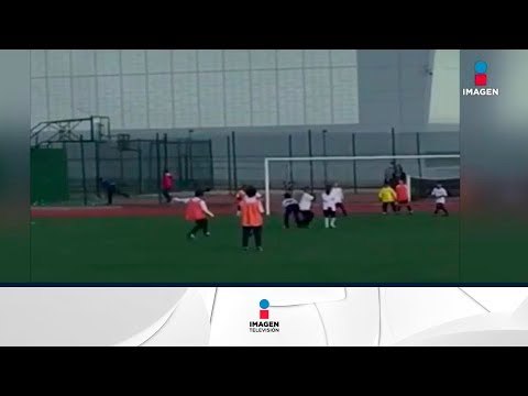 ¡Hijo de tigre, pintito! Así anota el hijo de Cristiano Ronaldo | Noticias con Francisco Zea