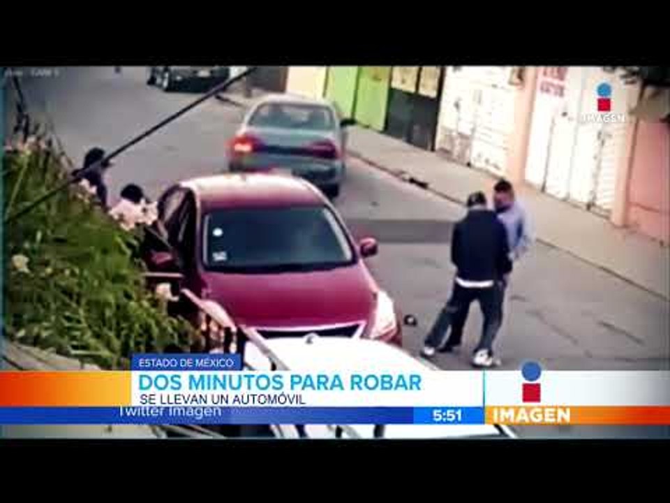 Dos minutos para robar, se llevan automóvil | Noticias con Francisco Zea