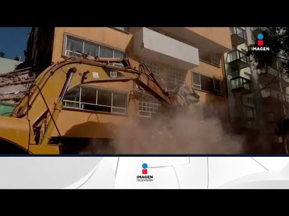 Siguen las demoliciones de edificios dañados por el #Sismo19S | Noticias con Francisco Zea