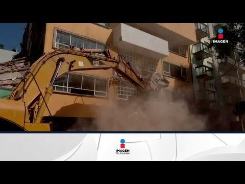 Siguen las demoliciones de edificios dañados por el #Sismo19S | Noticias con Francisco Zea