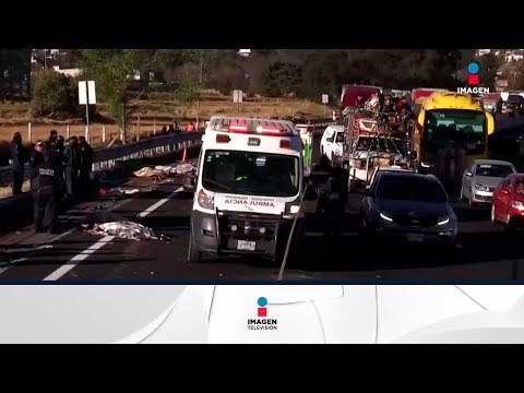 Terrible accidente carretero dejó 11 peregrinos muertos en la México-Puebla | Noticias con Ciro