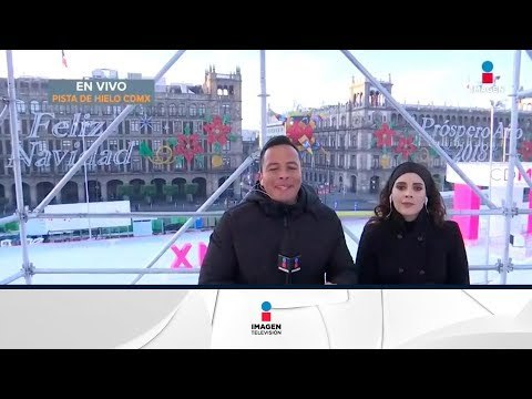Horarios y atracciones de la pista de hielo en el Zócalo Capitalino | Noticias con Francisco Zea