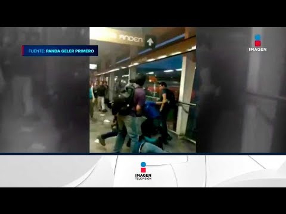 Captan pelea en la línea 12 del Metro | Noticias con Ciro Gómez Leyva