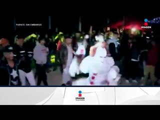 Payaso de ESO baila cumbia en una fiesta | Noticias con Francisco Zea