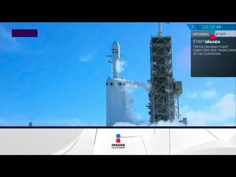 EN VIVO: SpaceX lanza el cohete mas poderoso del mundo | Noticias con Yuriria Sierra