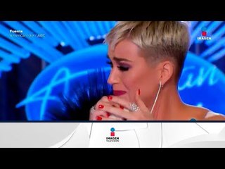 Katy Perry conmovida hasta las lágrimas en American Idol | Noticias con Yuriria Sierra