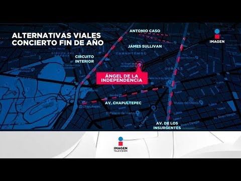 Cierres viales por fin de año en CDMX | Noticias con Yuriria Sierra