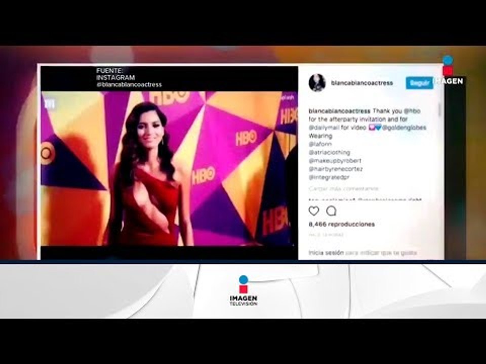 El vestido rojo que causó controversia en los Globos de Oro  | Noticias con Francisco Zea