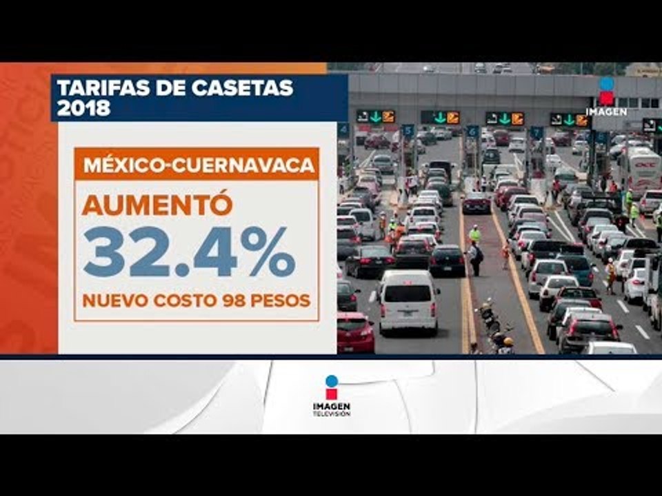 Aumenta el precio de las casetas para este 2018  | Noticias con Francisco Zea