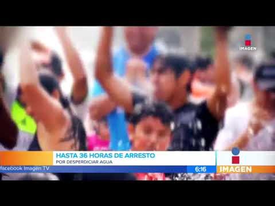 Castigo por tirar o desperdiciar agua en la CDMX | Noticias con Francisco Zea